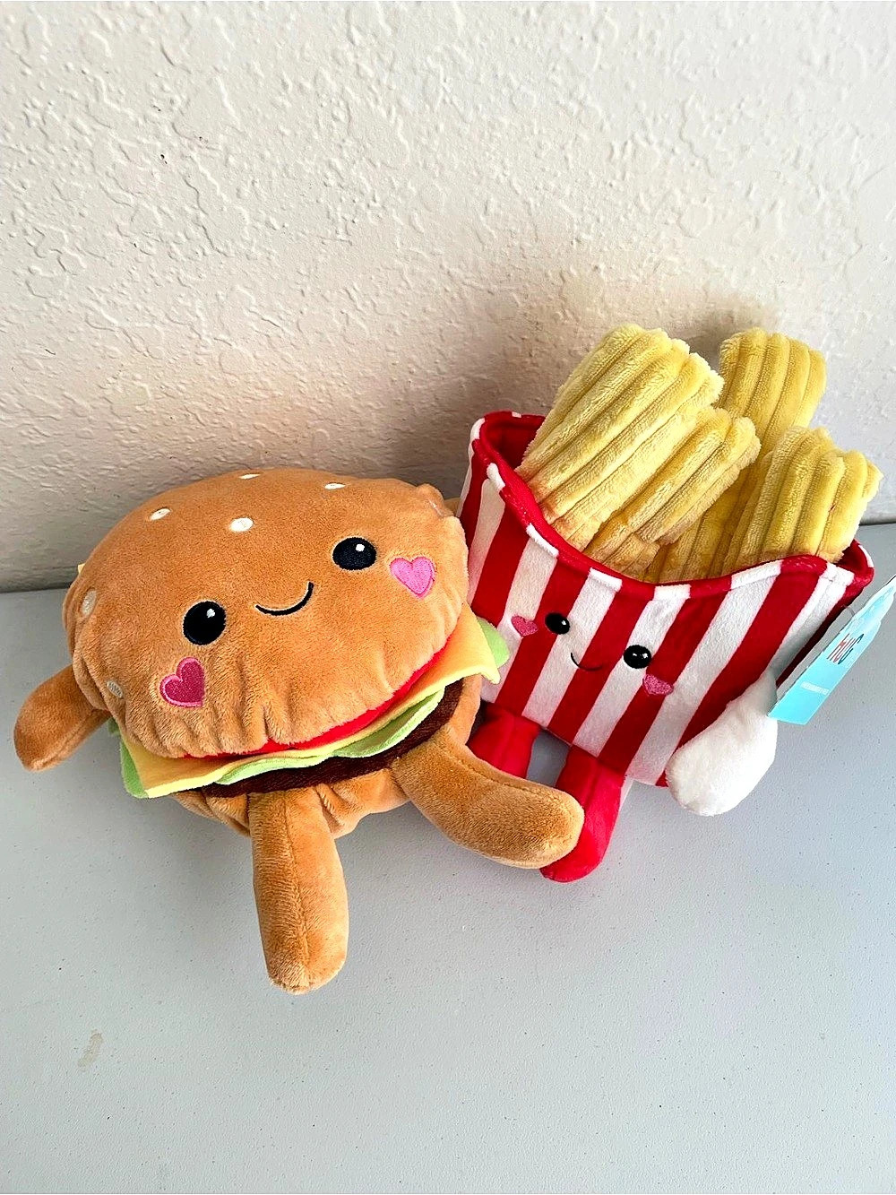Squishmallows Plush Hamburger & French Fries Set NWT